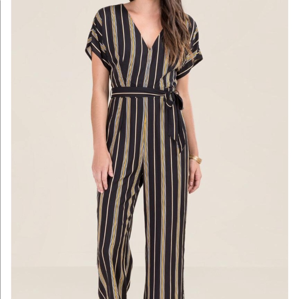 Francesca’s Black Striped Jumper